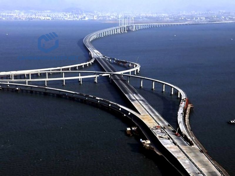 Cầu vịnh Giao Châu thuộc Sơn Đông miền Đông Trung Quốc